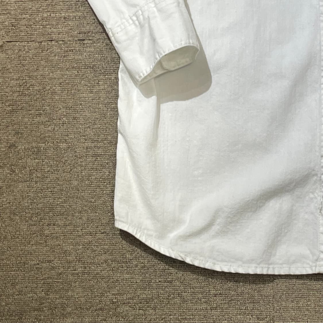 (L) Levi's 리바이스 코튼 화이트 웨스턴 셔츠 상품이미지5