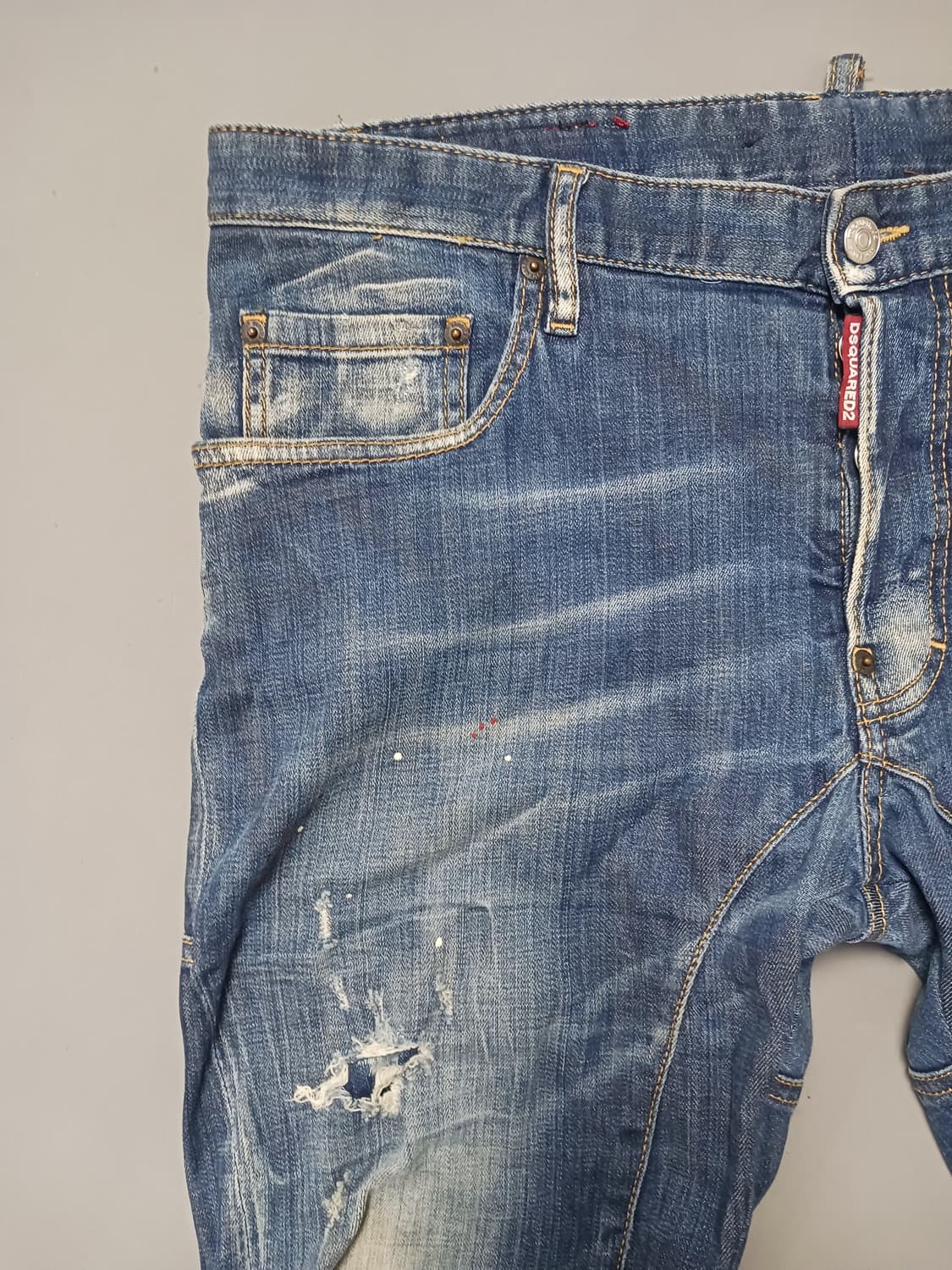 [54] 정품 디스퀘어드2 18FW 디스 타이디바이커진 청바지 상품이미지2