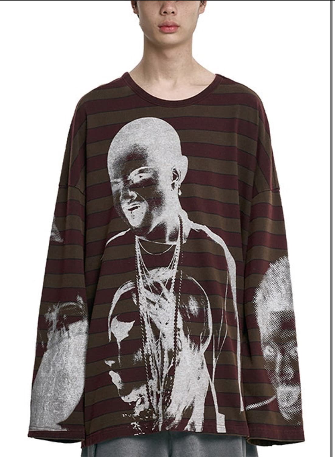 아조바이아조 롱슬리브 브라운컬러 새상품 상품이미지1