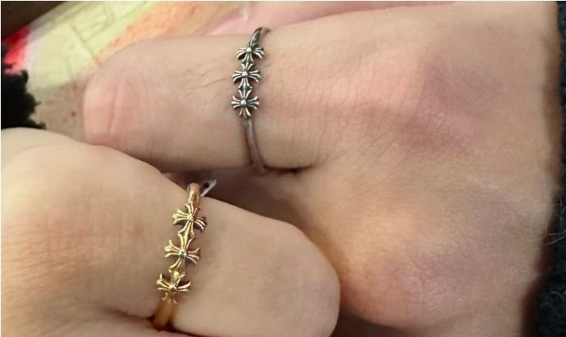 크롬하츠 버블검 트리플 링 실버 us6 새제품 인보이스o 상품이미지1