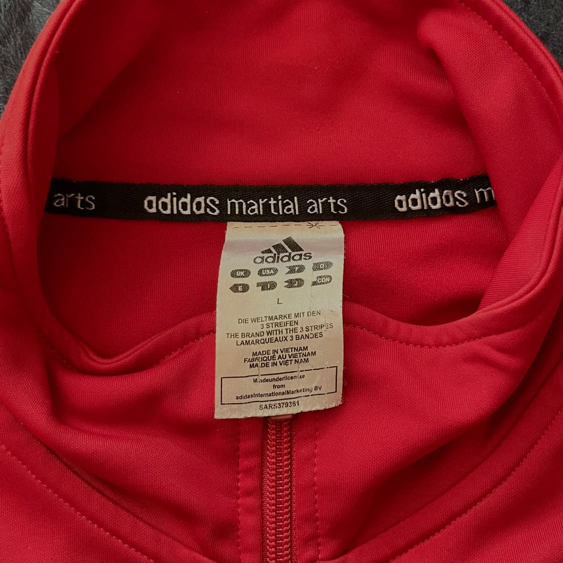 adidas 빨간 져지 상품이미지2