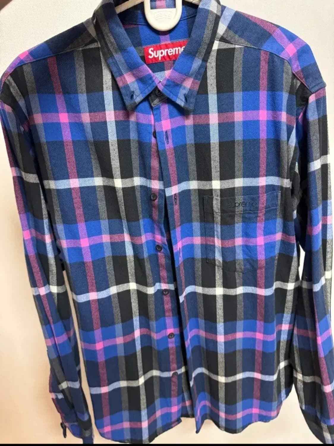 슈프림 플란넬 셔츠 s 상품이미지3