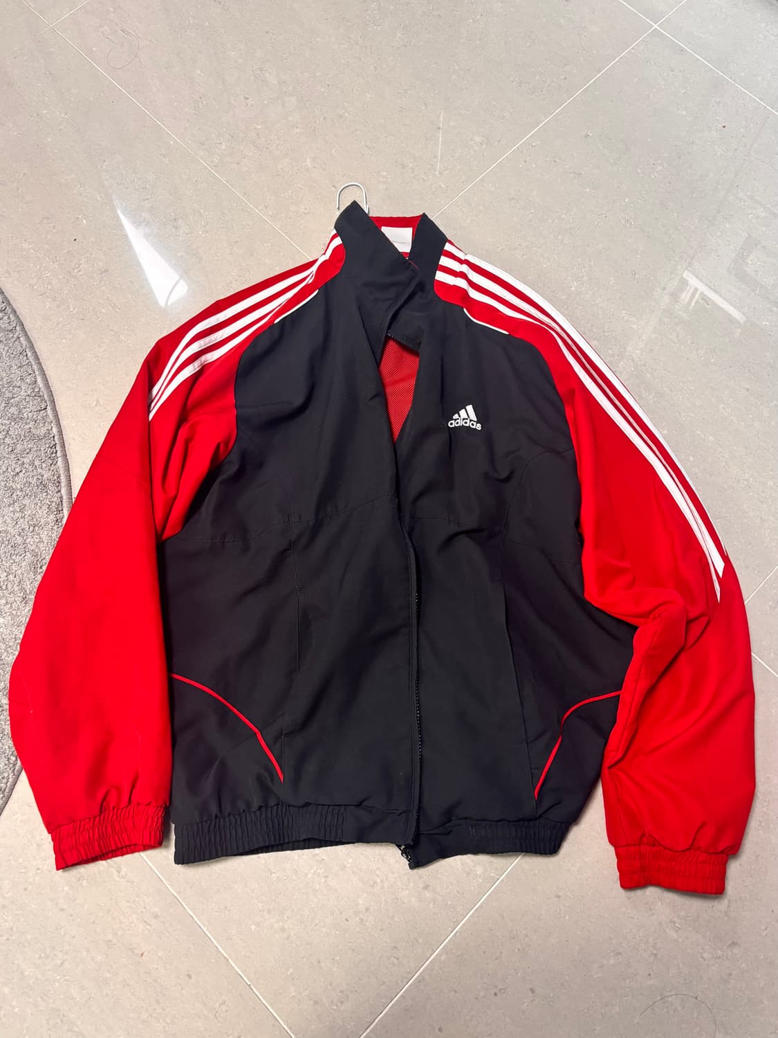 아디디스 바람막이 이탈리아 희귀 빈티지 검빨 상품이미지1