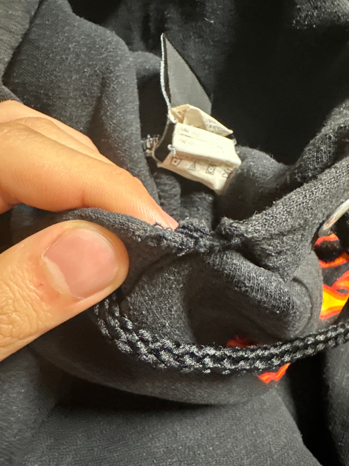 빈티지 트레셔 플레임 후드티 xl 상품이미지4