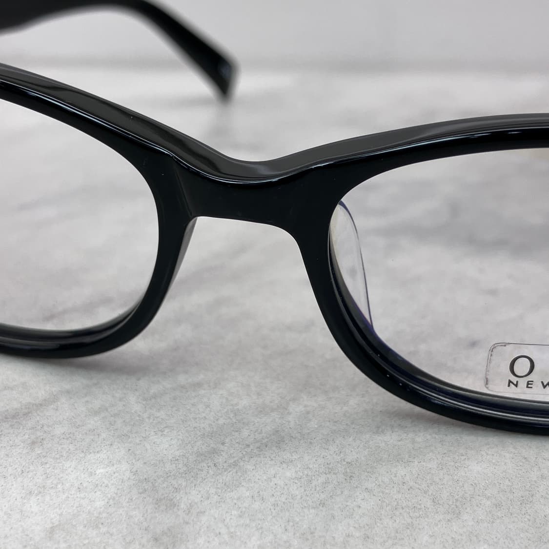 C95 O&X NEW YORK 블랙 오벌 뿔테 안경 상품이미지5