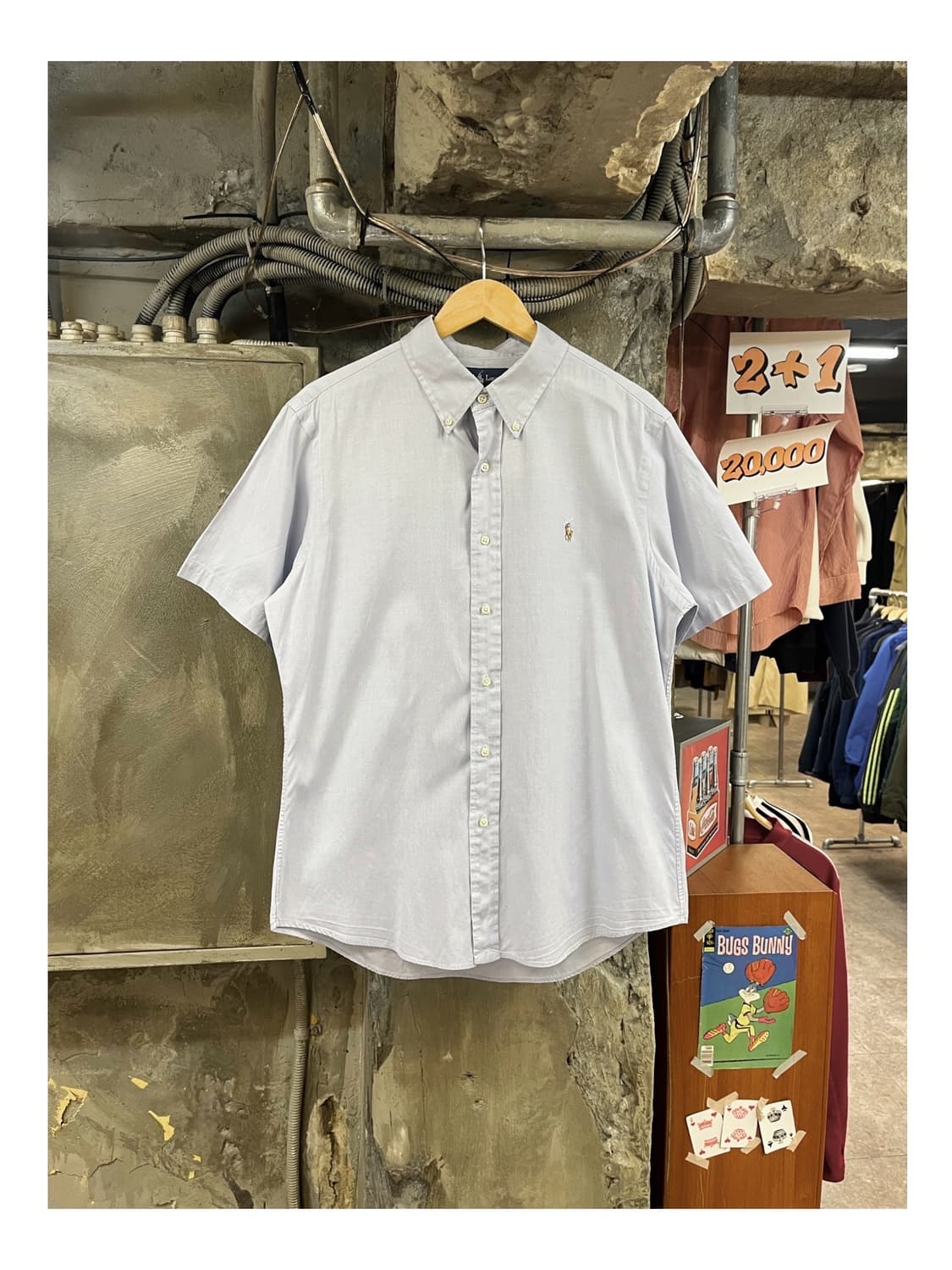 폴로 랄프로렌 반팔 셔츠 스카이블루 #csz3348 상품이미지1