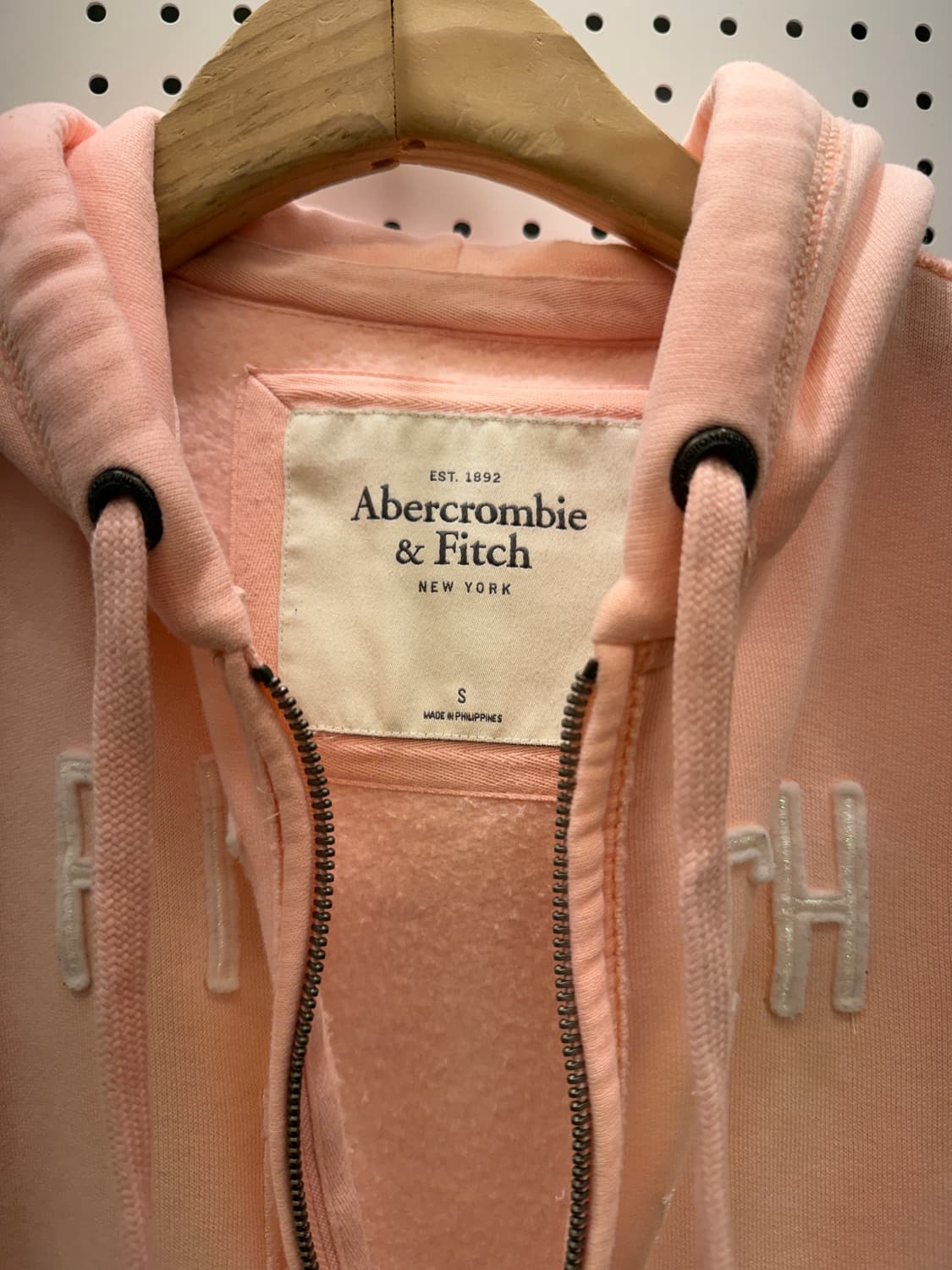 아베크롬비 피치 핑크 후드집업 U276 상품이미지5