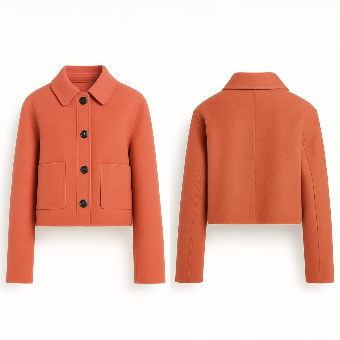 시슬리 SISLEY 100%울 크롭 자켓 미착용 상품이미지2