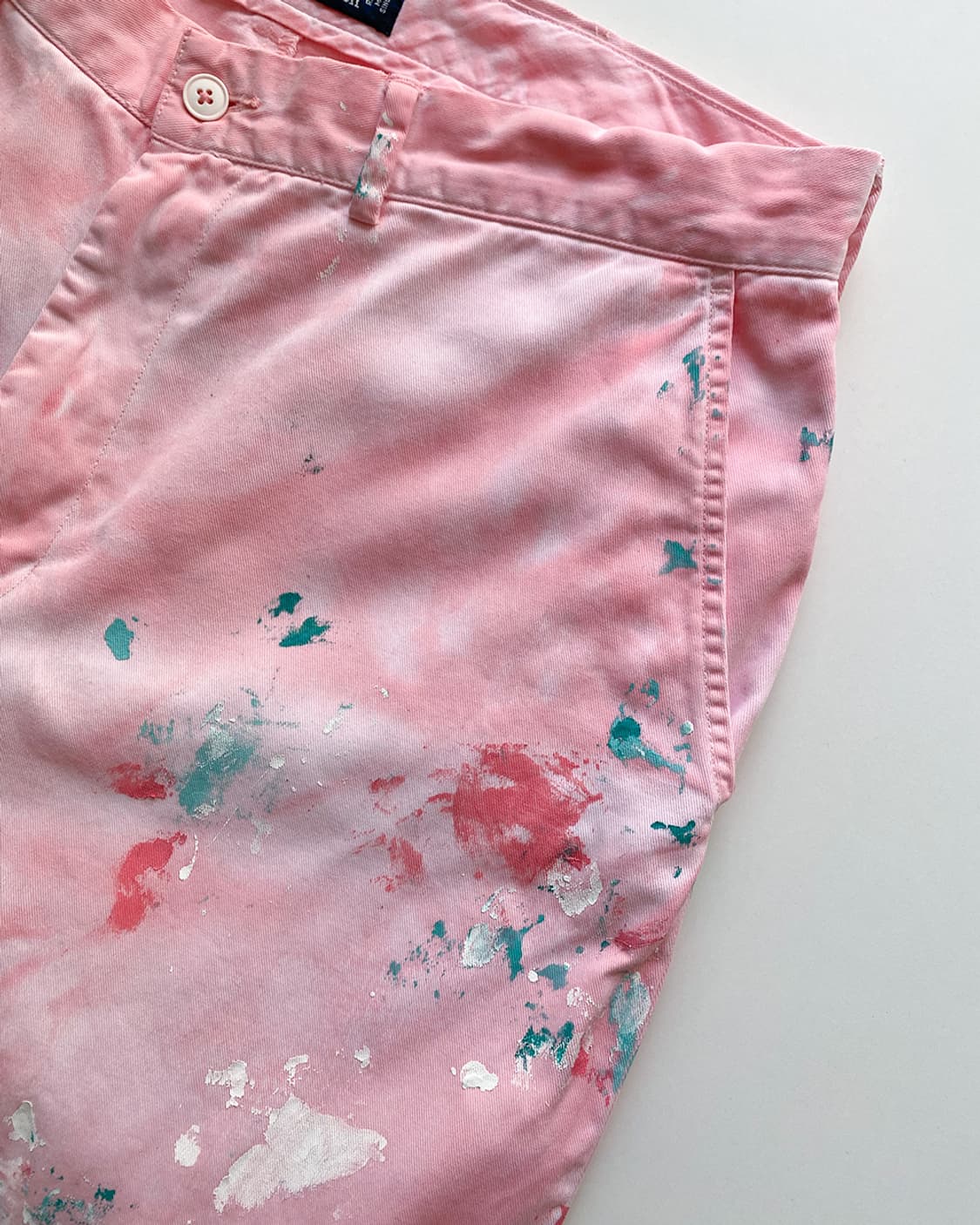 폴로 다잉 페인팅 핑크 치노 팬츠 상품이미지4