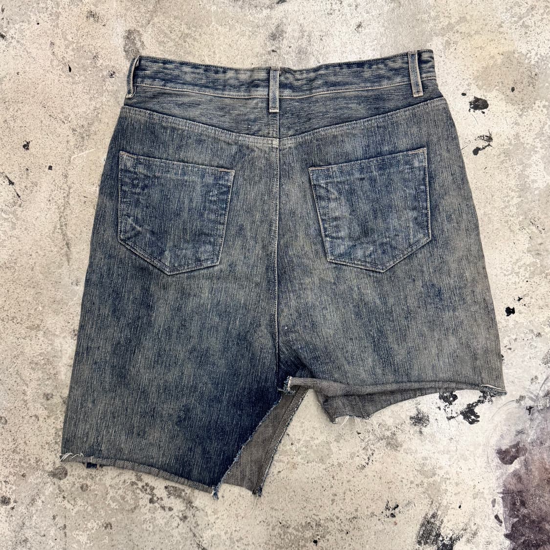 30 / RICK OWENS 릭오웬스 19ss 런웨이 허슬러 데님 스커트 상품이미지3