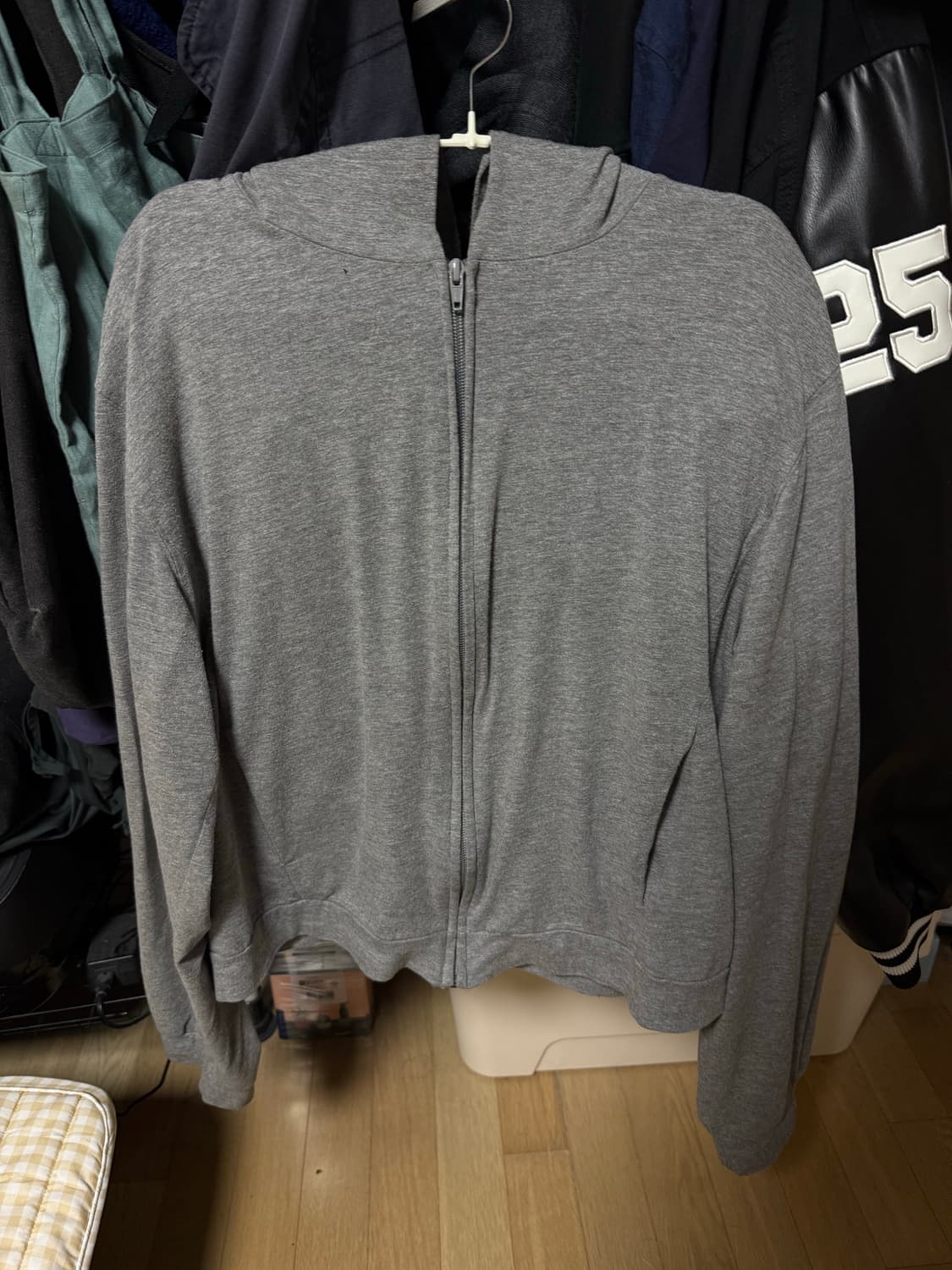 [4]머듈 라운지후드집업 그레이 상품이미지1