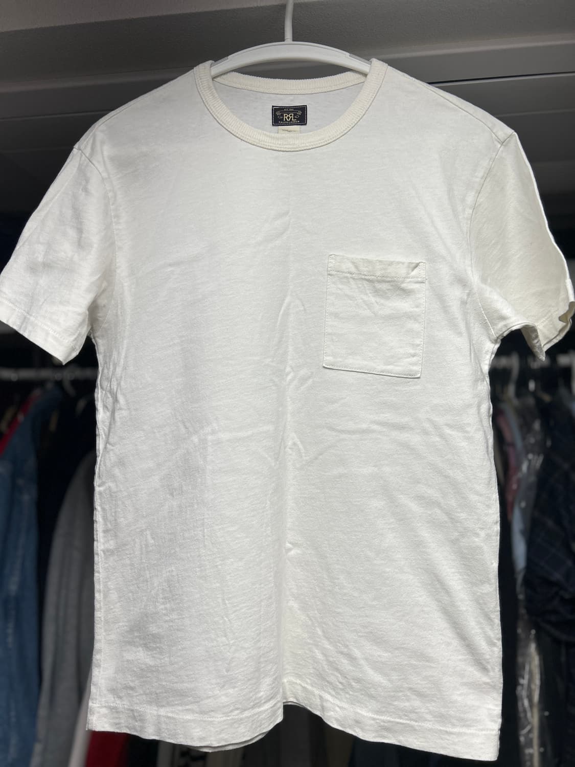 RRL 투팩 티셔츠 화이트 포켓 S 상품이미지1