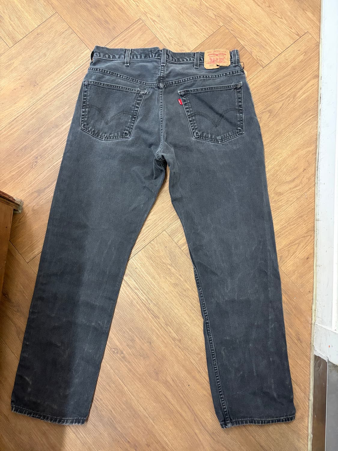 N177. 리바이스505 흑청 블랙 팬츠 상품이미지3