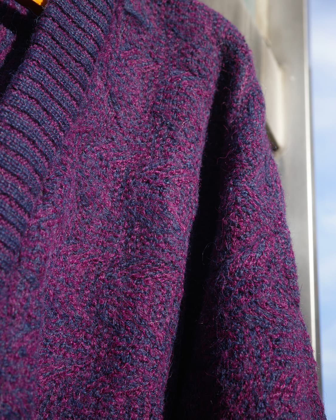 70‘s Pringle 알파카 헤어리 가디건 상품이미지4