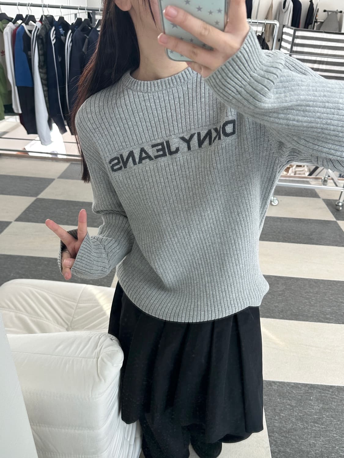 DKNY JEANS 골지 니트  상품이미지8