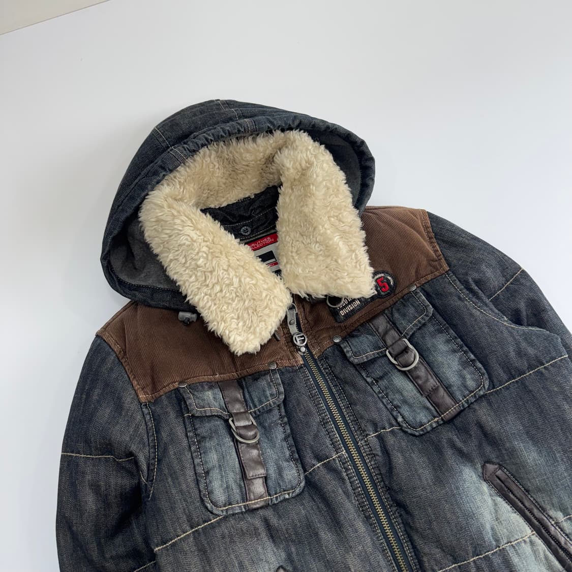 Fubu 후부 데님 하이넥 패딩 상품이미지4