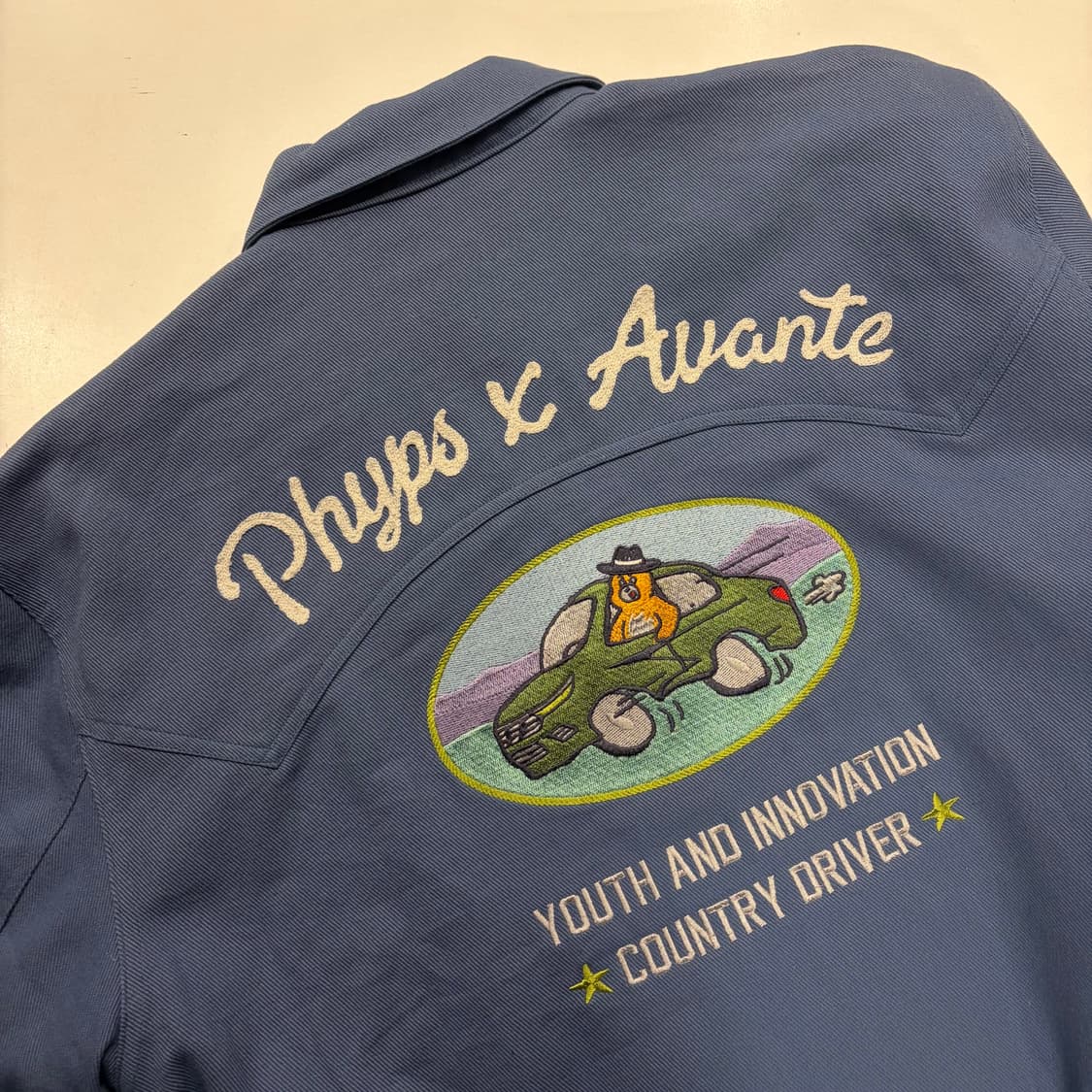 [M] Phyps 피지컬디파트먼트  x 아반떼 자수 워크 자켓 B702 상품이미지9