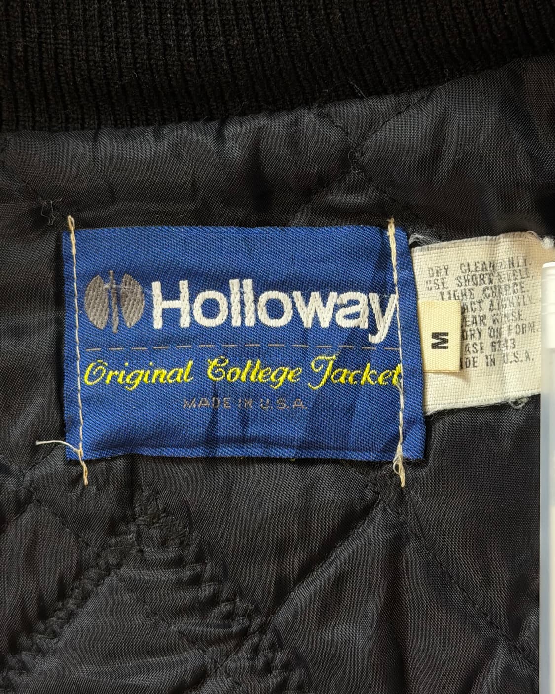 USA MADE 할로웨이 레더암 바시티자켓 상품이미지8