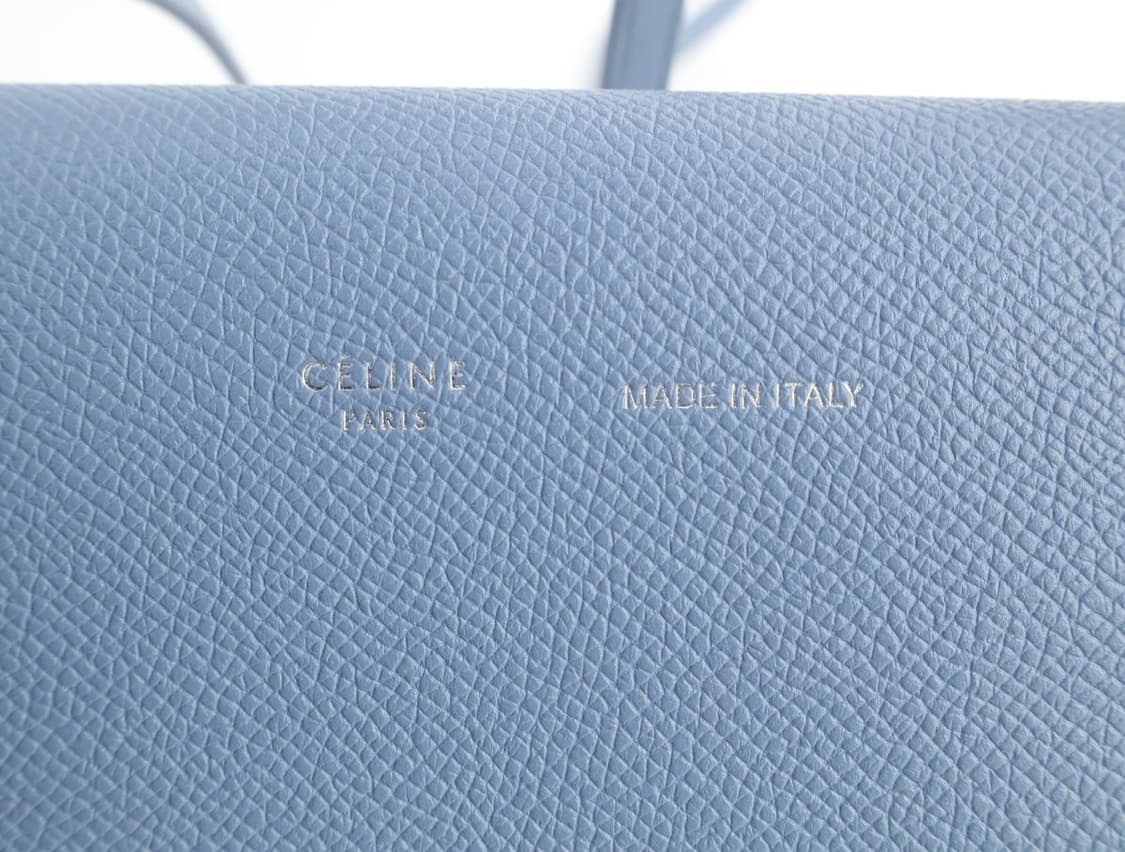 셀린느 송아지 가죽 스트랩 클러치백 크로스백 스카이블루 상품이미지8