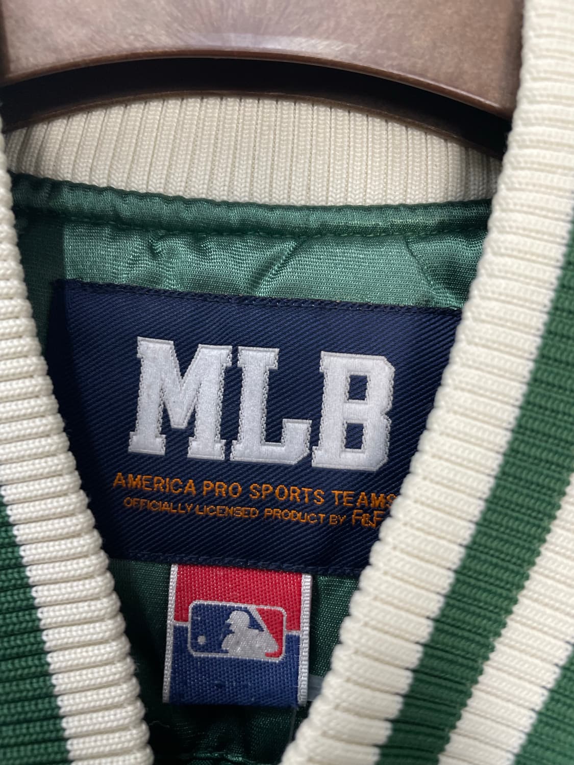 MLB 오클랜드 애슬레틱스 바시티 자켓 H640 상품이미지7