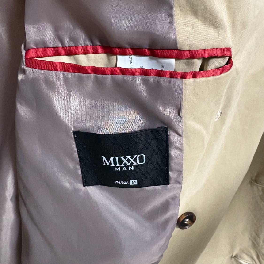 미쏘 맨 트렌치 코트 / 베이지, M 상품이미지8