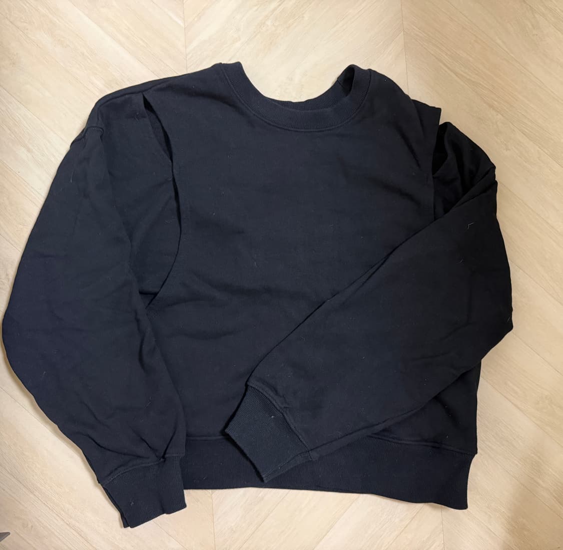 어깨트임 맨투맨  상품이미지1