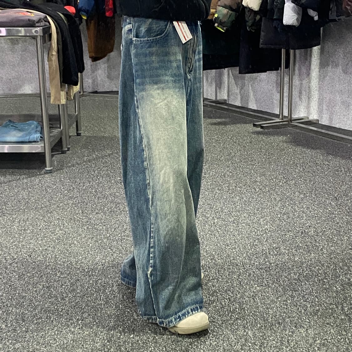 빈티지 워싱 와이드 벌룬팬츠 B3070 상품이미지2