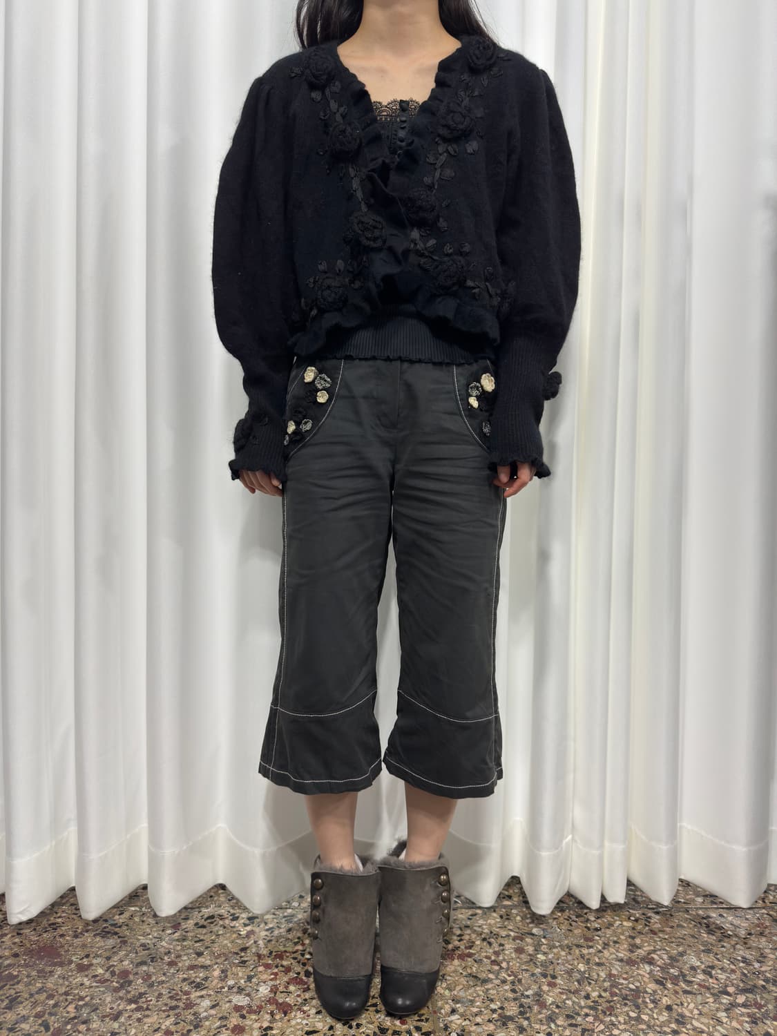 flower knit bolero 상품이미지2