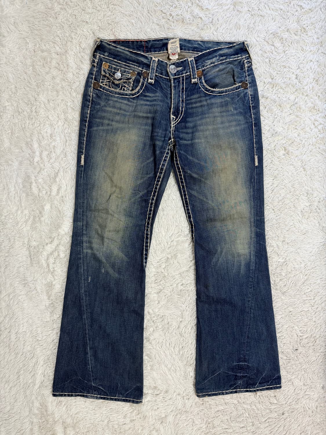 트루릴리전 조이 수퍼 T 부츠컷 데님 팬츠 (Made in USA)] 상품이미지9