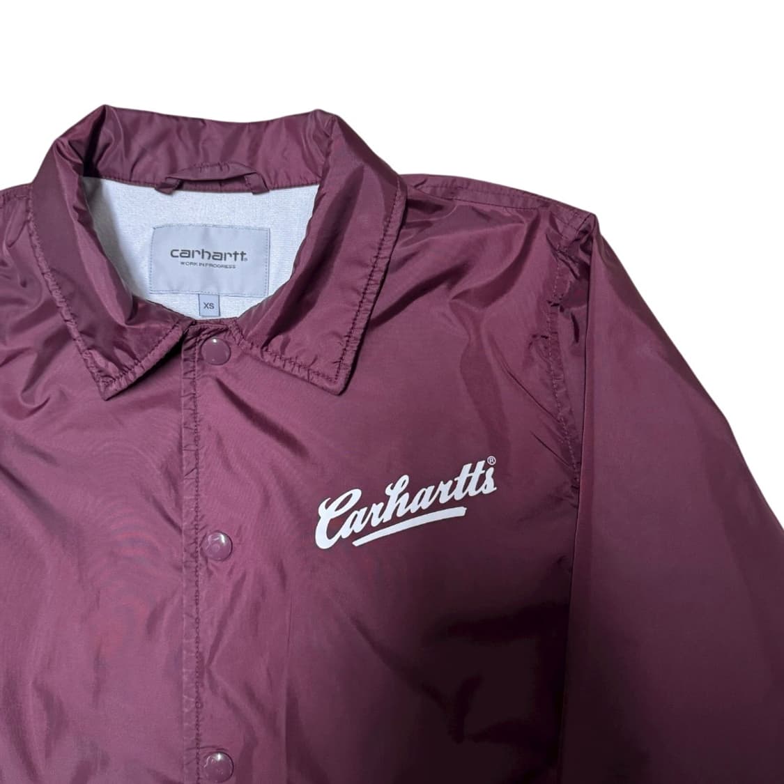 칼하트 WIP 버건디 코치자켓 상품이미지3