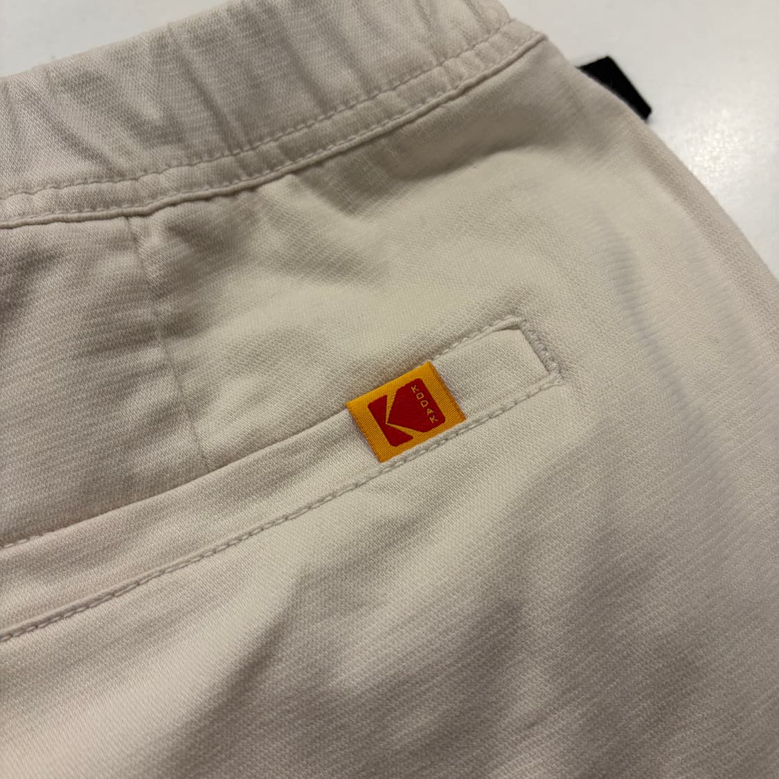 [M] 코닥 벨트 면바지 팬츠 화이트 B352 상품이미지10