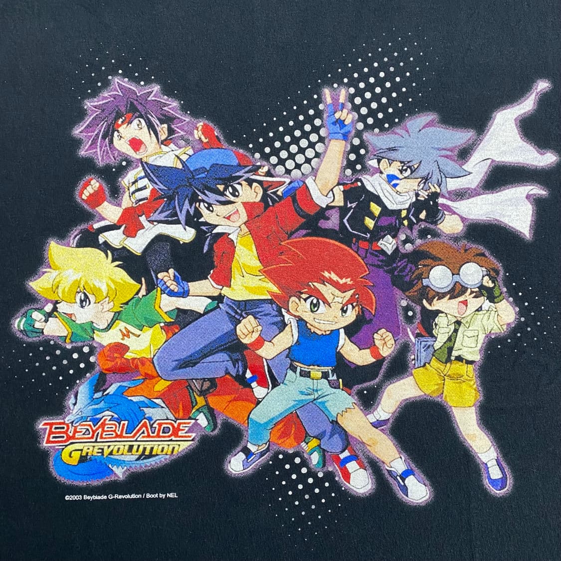 탑블레이드 부틀렉 애니메이션 티셔츠 상품이미지4