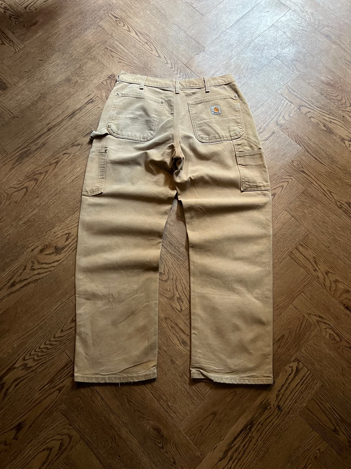 [33]칼하트 Made in USA 브라운 더블니 워크팬츠 상품이미지9