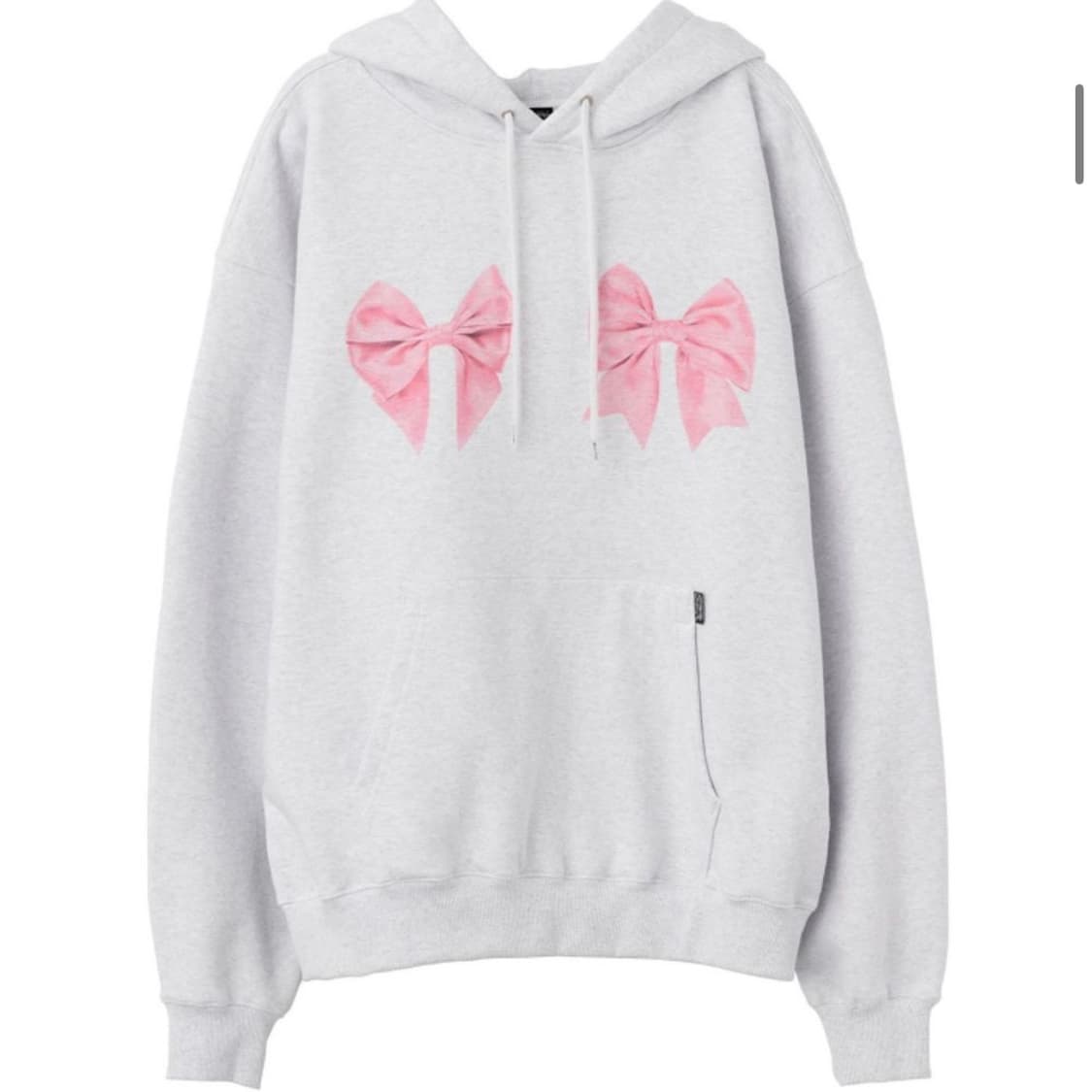 스컬프터 Bow Bow Hoodie White Melange 사이즈L 상품이미지2