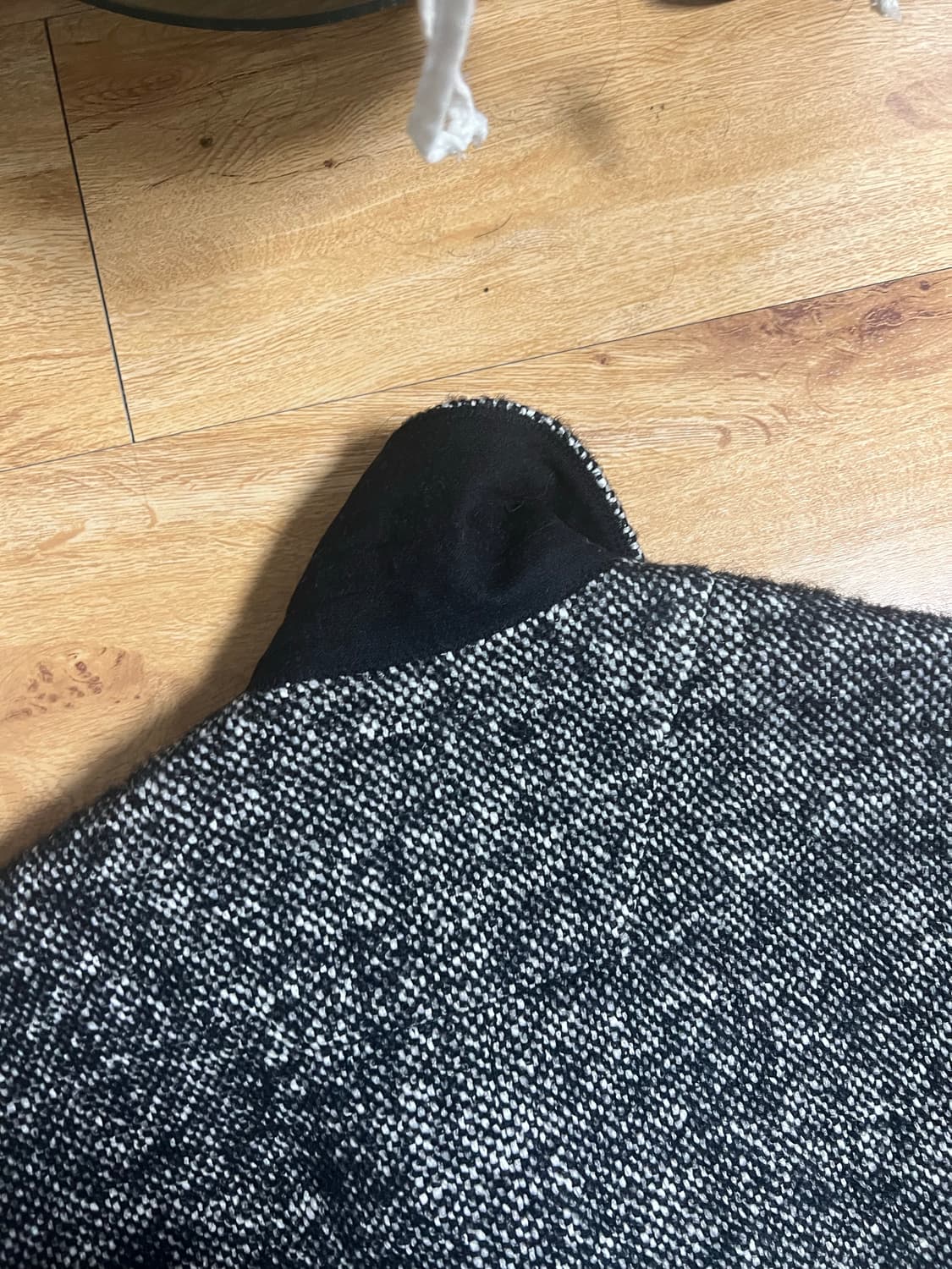 준지 패딩 모직 더블 코트 상품이미지4