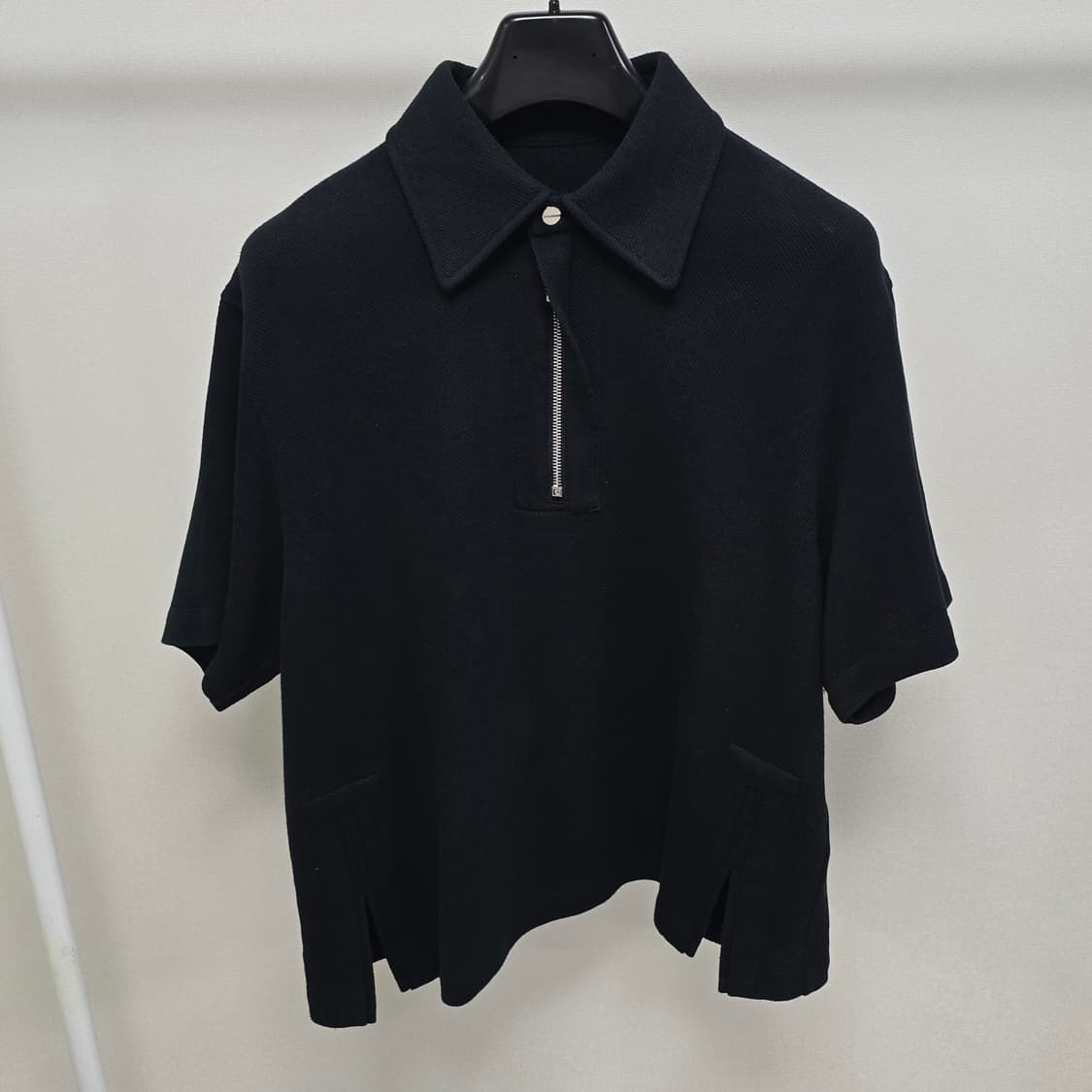 23ss 우영미 백로고 반팔 폴로 셔츠 46사이즈 95 판매 상품이미지1