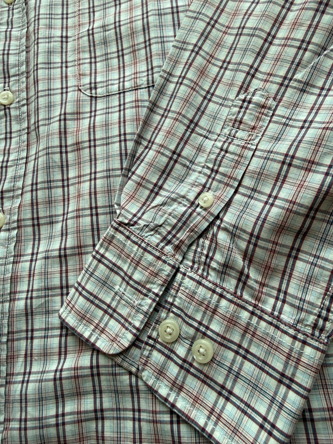 빈티지 체크 셔츠 상품이미지3