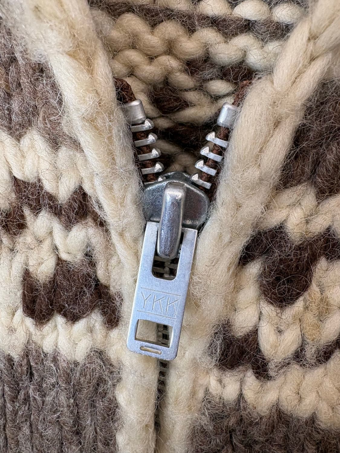 빈티지 헤비울 코위찬 니트 조끼 상품이미지6