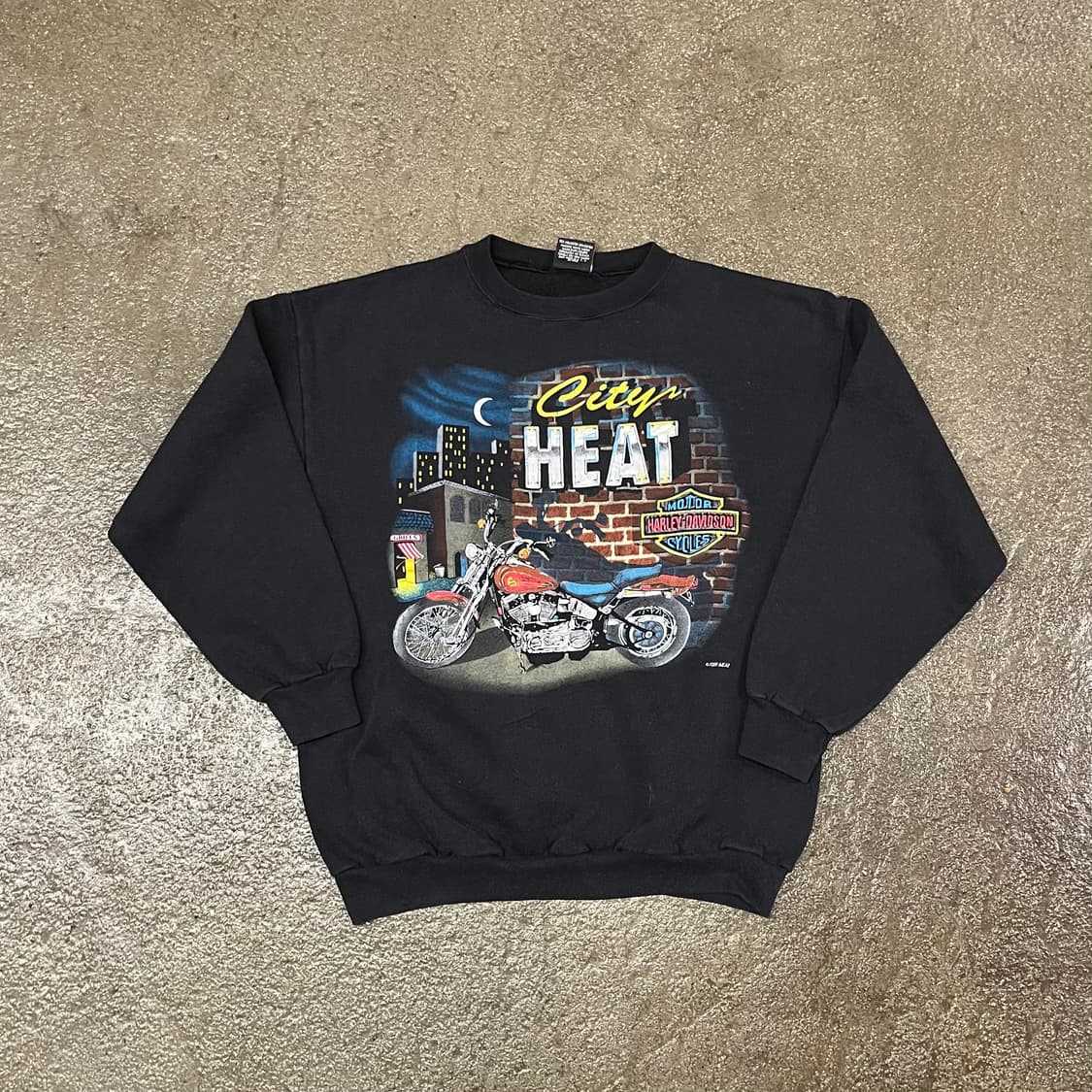 90s 할리데이비슨 프린팅 스웻셔츠 (100) 상품이미지3