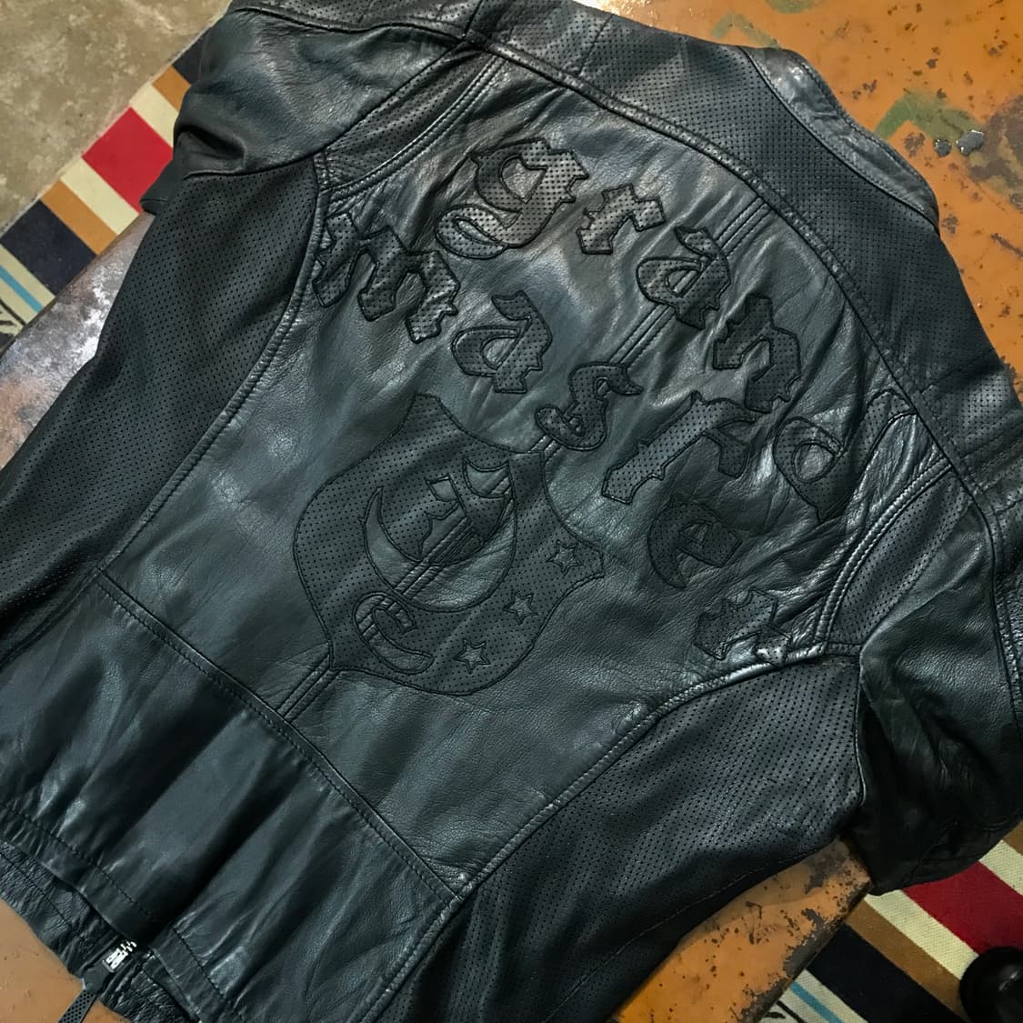 디젤 블랙 투웨이 집업 양가죽 레더 라이더 자켓 남성 102 105 상품이미지7