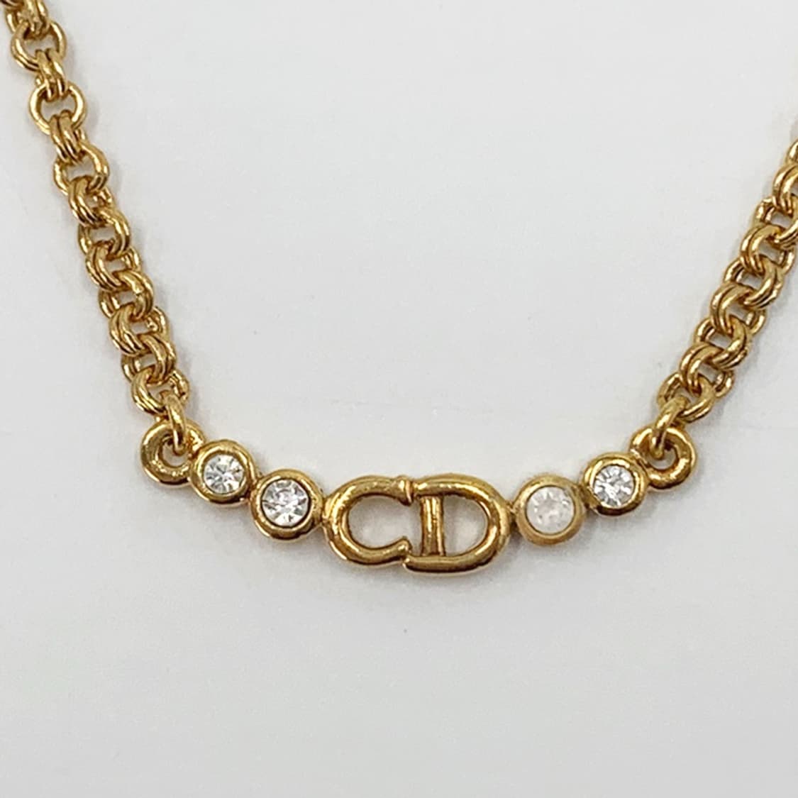 크리스찬 디올 CD 체인 링크 큐빅 목걸이 NO.30 상품이미지5