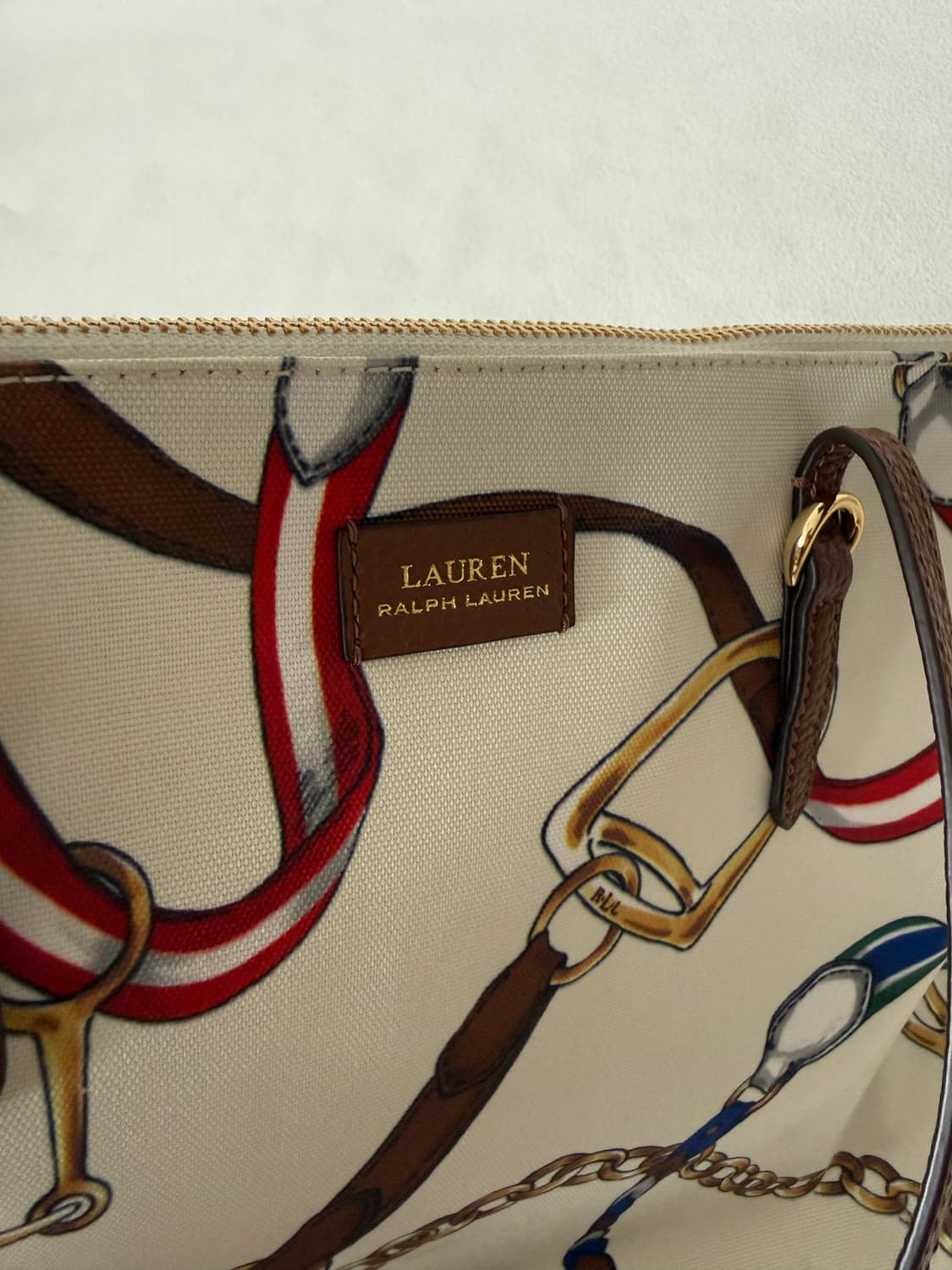 랄프로렌(Ralph Lauren) 토트 숄더백(스트랩: 레더) 상품이미지6