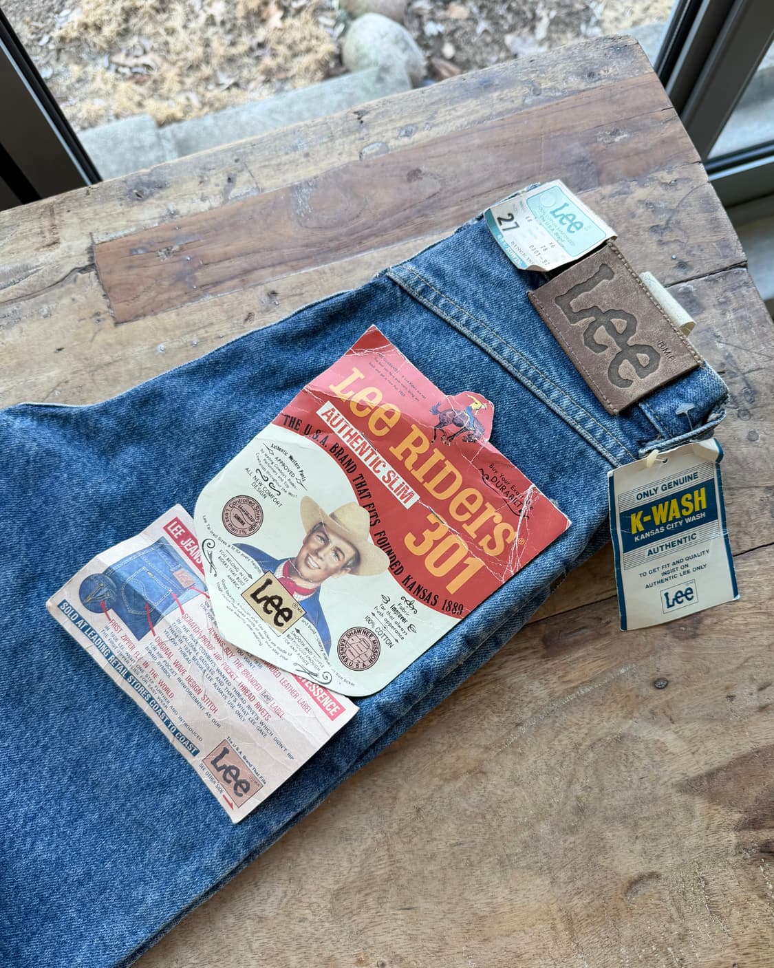 1990s Lee 데님 (size 27) 미사용 새제품 상품이미지8