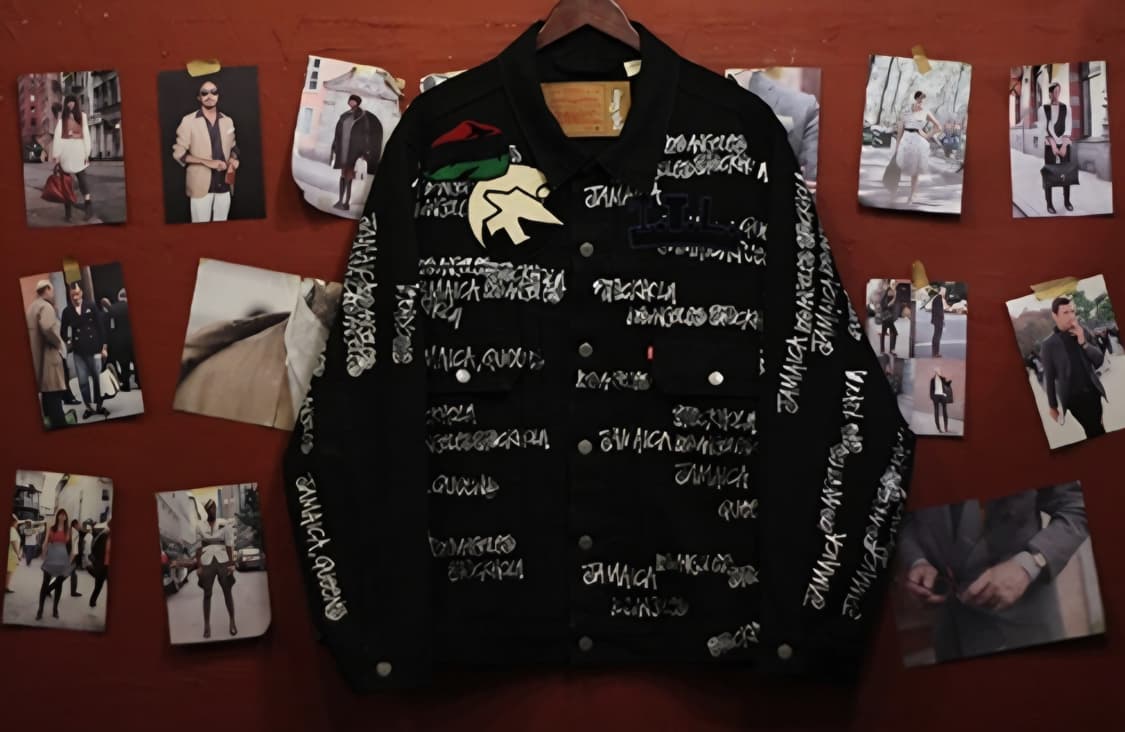 리바이스 스투시 데님티어스 콜라보 데님 자켓 M사이즈 상품이미지1