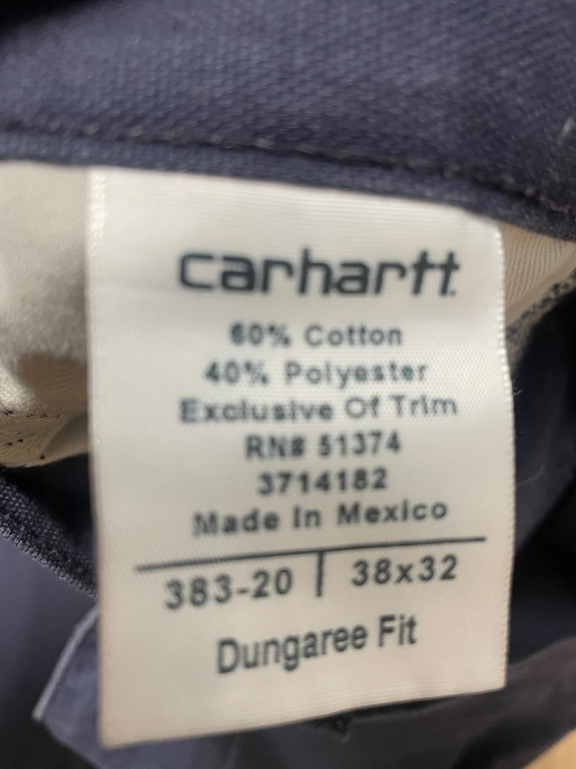 칼하트 워크팬츠 상품이미지6