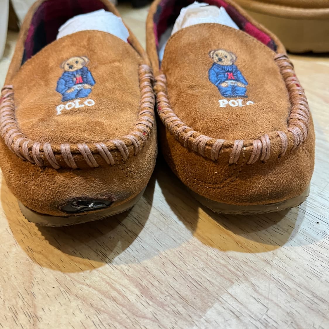 (240mm) 정품 폴로 곰돌이 모카신 상품이미지7