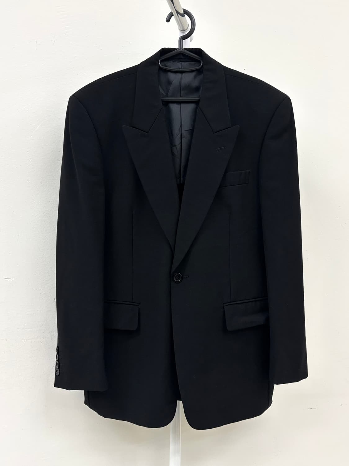 빈티지 블랙 울 블레이저 자켓 상품이미지6