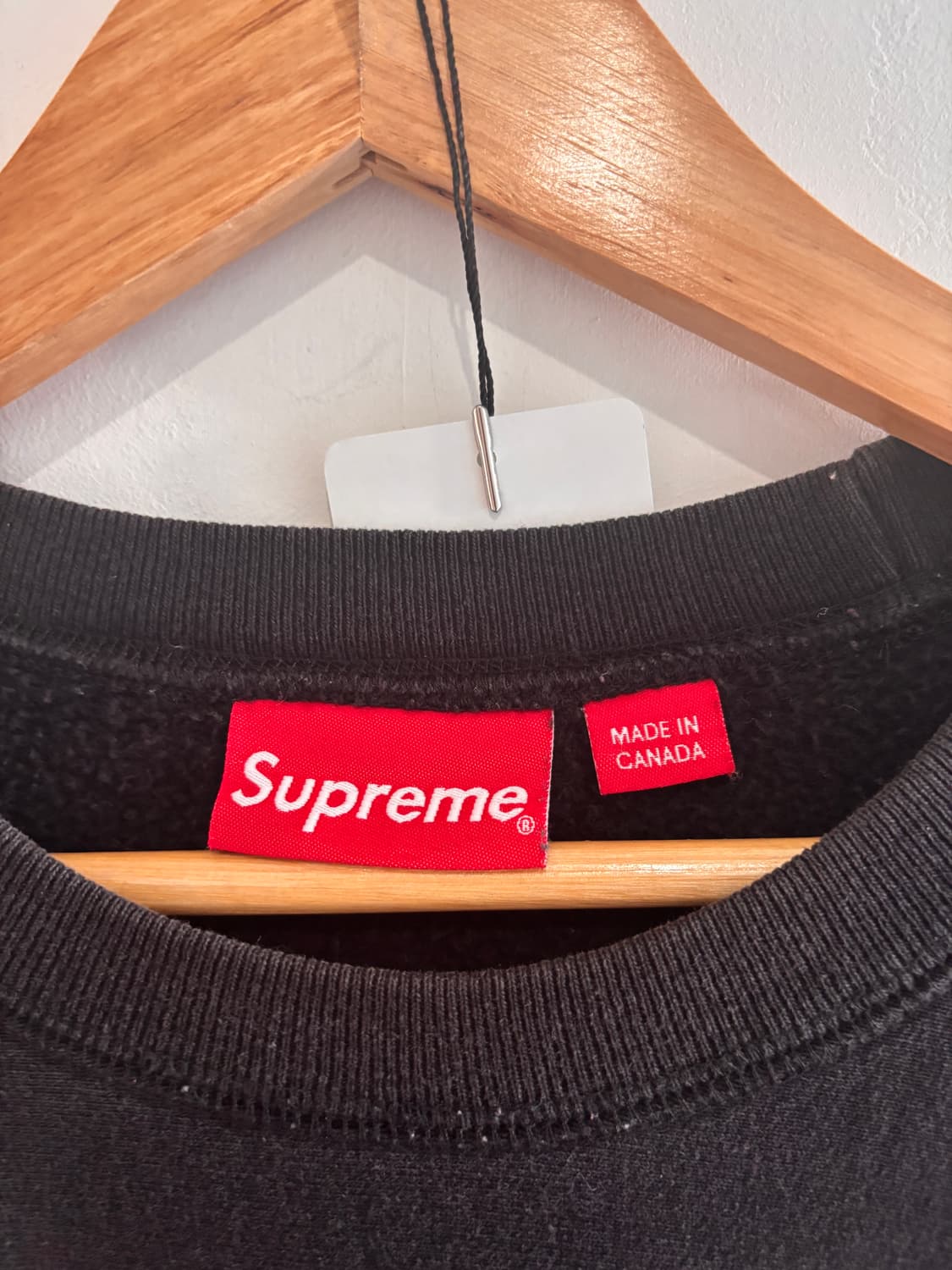Supreme boxlogo blk/blk sweat 상품이미지3
