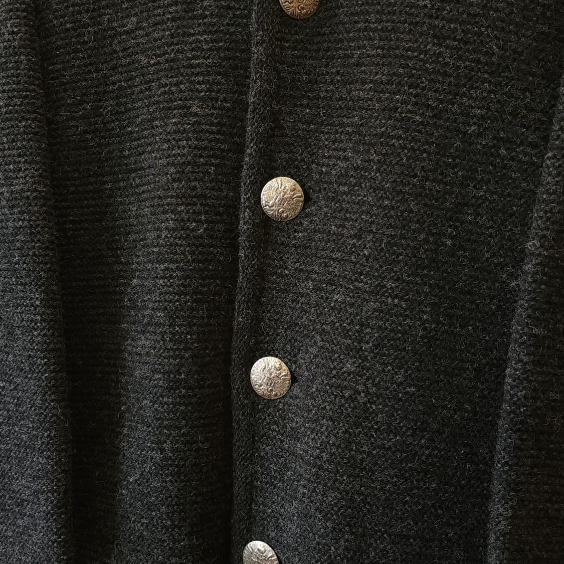 90s 프렌치 울 니트 가디건 오스트리아 티롤 자켓 헤비울 스웨터 54 상품이미지6