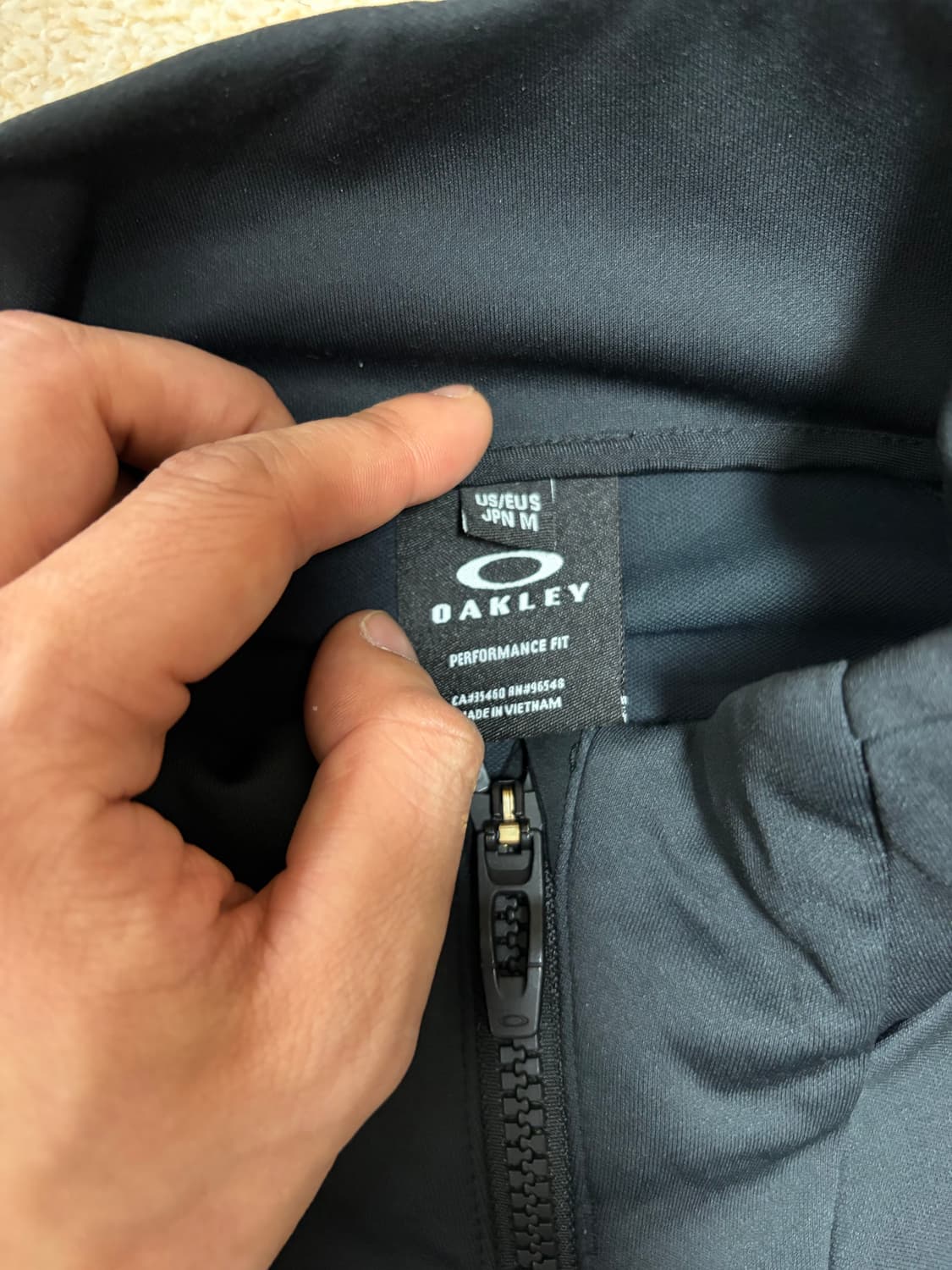 M) 오클리 로고 집업 트랙탑 져지 상품이미지5